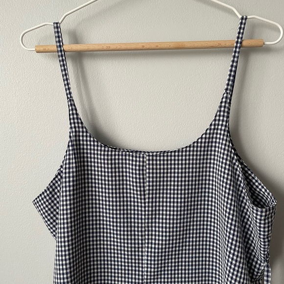 VINTAGE ACCOMPLICE GINGHAM BABYDOLL DRESS SIZE 15/16 - Picture 6 of 11